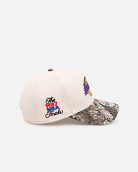 New Era Los Angeles Lakers 'Realtree Visor' 9FORTY A-Frame Snapback Cream/Camo