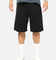 Carre Drill Pleated Jorts Black