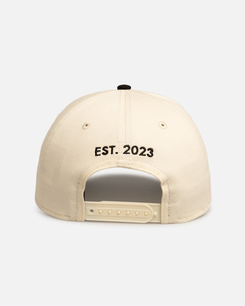 New Era Dolphins 'Chrome Black' 9FORTY A-Frame Snapback White/Black