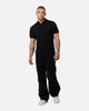 Saint Morta Waffle Polo Shirt Black