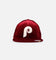 New Era Philadelphia Phillies 'Velvet Visor Clip' 59FIFTY Fitted OTC