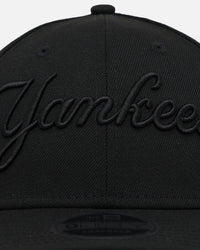 New Era X Felt New York Yankees 9FIFTY Snapback Black