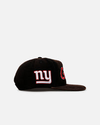 New Era New York Giants 'Washed Black NFL Golfer' Corduroy Golfer Snapback Washed Black