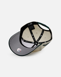 New Era Atlanta Braves 'Evergreen 2.0' 9FORTY A-Frame Snapback Chrome/Dark Green