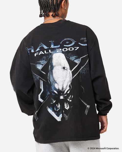 Goat Crew X Halo Halo Legendary Long Sleeve T-Shirt Black Wash