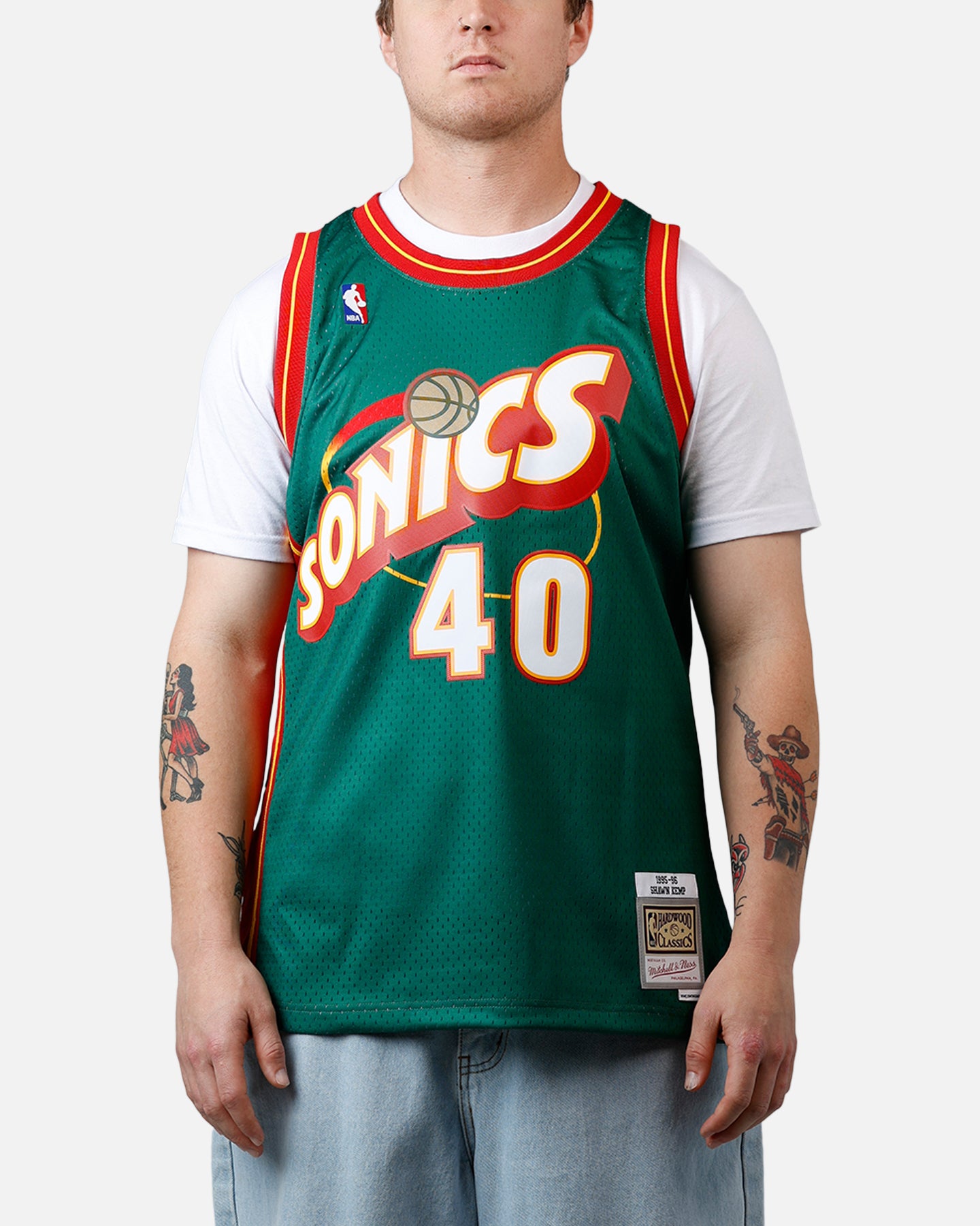 Mitchell & Ness Shawn Kemp Seattle SuperSonics #40 '95-'96 Road