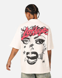 Loiter Sketchbook Oversized T-Shirt Off White