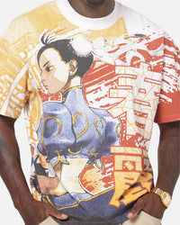 73Studio X Street Fighter Chun Li All Over Print T-Shirt Black