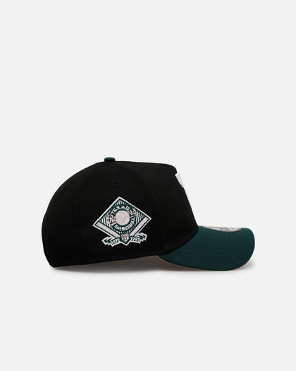 New Era Texas Rangers 'Black Dark Green' 9FORTY A-Frame Snapback Black/Dark Green