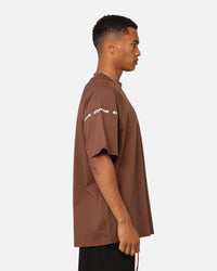 Carre Prime Oversized Raglan T-Shirt Dark Brown