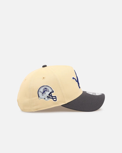 New Era Detroit Lions 'Vintage' 9FORTY A-Frame Snapback Vegas Gold