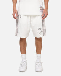 Mitchell & Ness Chicago Bulls Snow Camo Authentic Mesh Shorts White