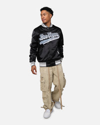 Pro Standard Las Vegas Raiders Rib Satin Jacket Black/Grey
