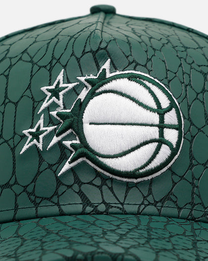 New Era Orlando Magic 'Croc Skin 2.0' 9FORTY A-Frame Snapback Dak Green
