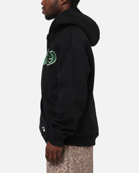 X-Large Mark Zip Through Hoodie Black