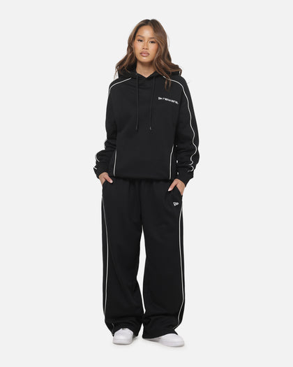 New Era Wide Leg Trackpants Black