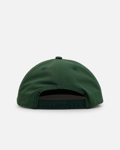 Malbon Nylon Structured Rope Snapback Evergreen/White