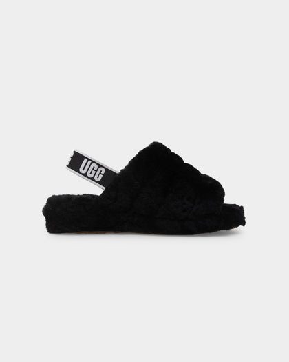 Ugg Boots Women's Fluff Yeah Slide Black