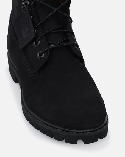 Timberland 6-Inch Premium Boot Black Nubuck 2