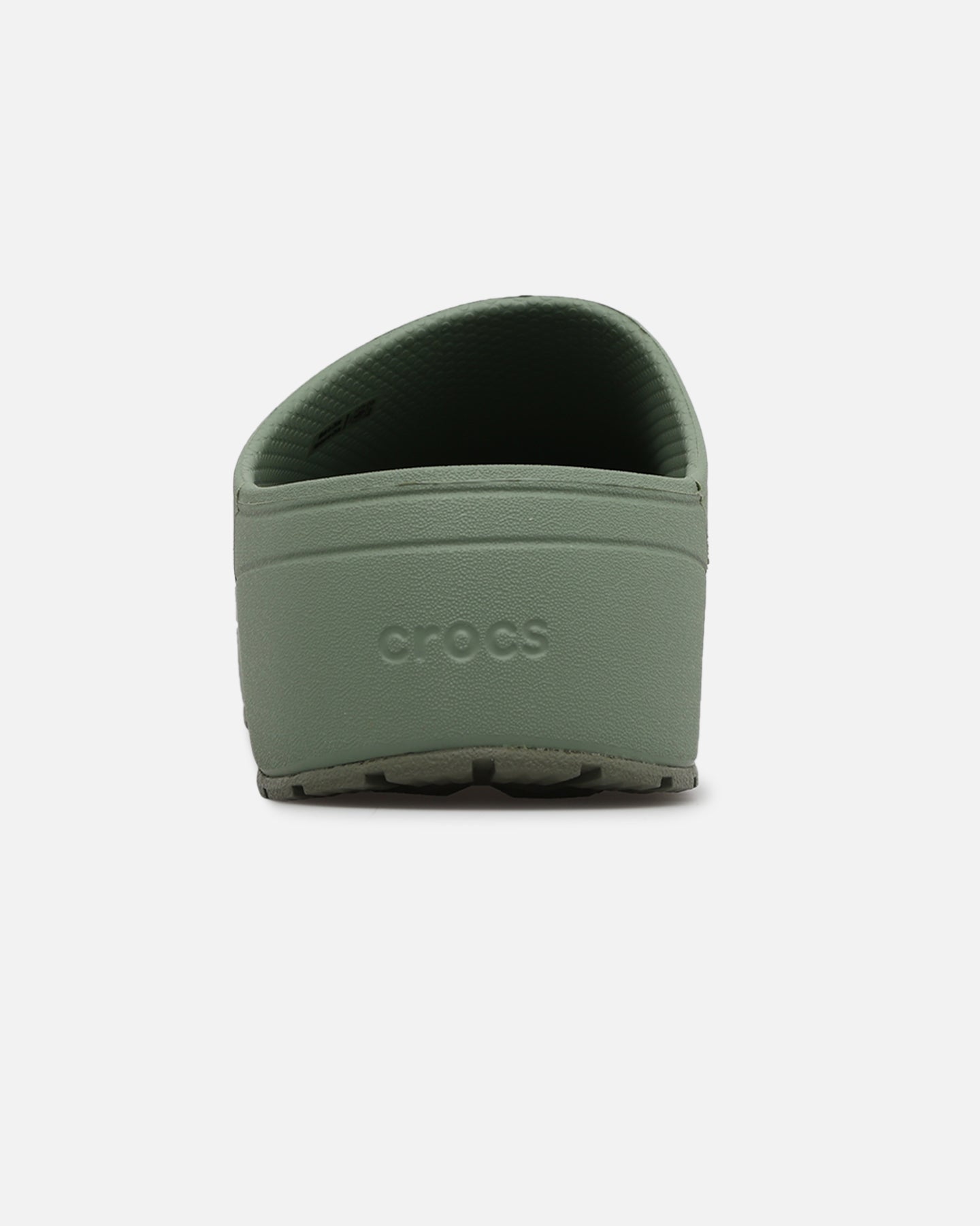 Industrial Waste Crocs Classic Hiker Peace Out Green Crocs Classic