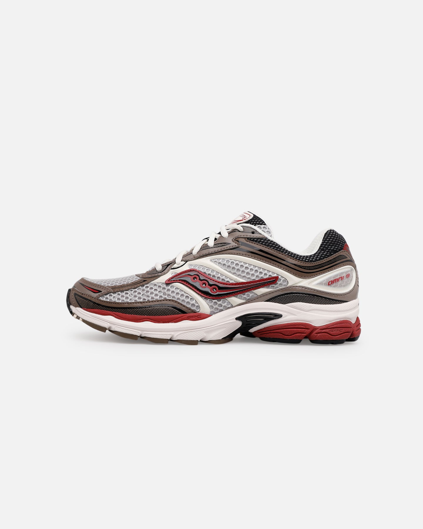 Saucony ProGrid Omni 9 Brown/Red | Culture Kings US