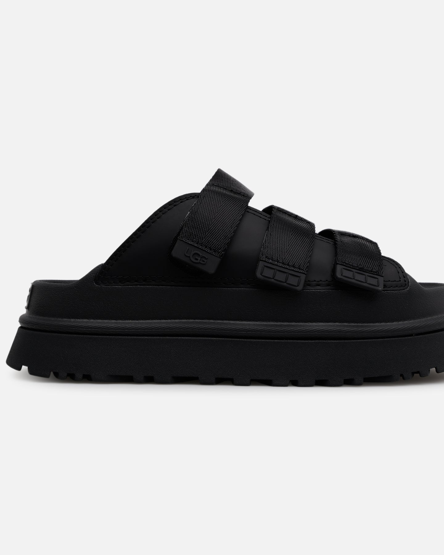 UGG オールジェンダー GoldenGlow Slideブラック 25cm Ugg Boots Women's Goldenglow Slide Black | Culture Kings US