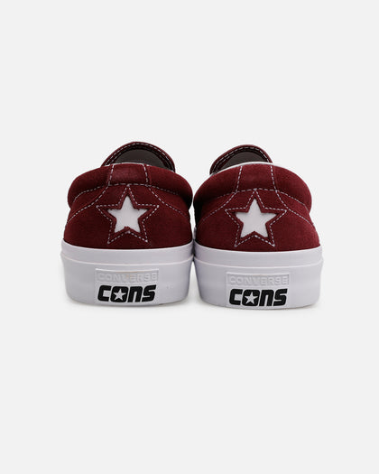 Converse One Star CC Slip On Burgundy