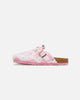 Octavious Marks Cow Fur Clogs Pink