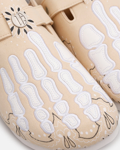 Octavious Marks Bandana Clogs Tan