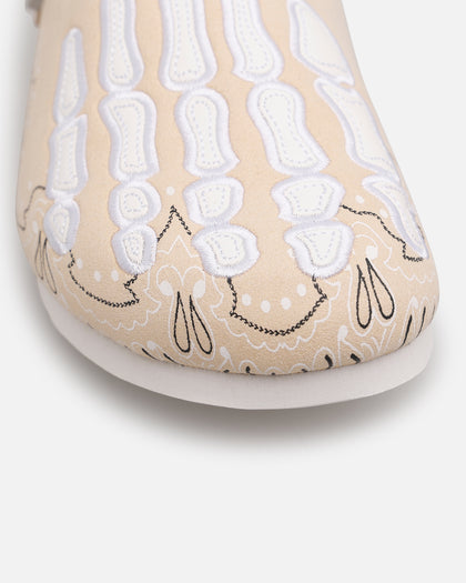 Octavious Marks Bandana Clogs Tan