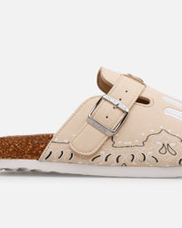 Octavious Marks Bandana Clogs Tan