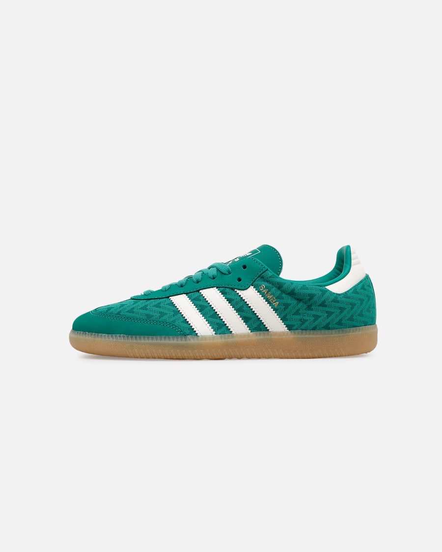 adidas gazelle silver green womens Adidas Women's Samba OG Kelly Green