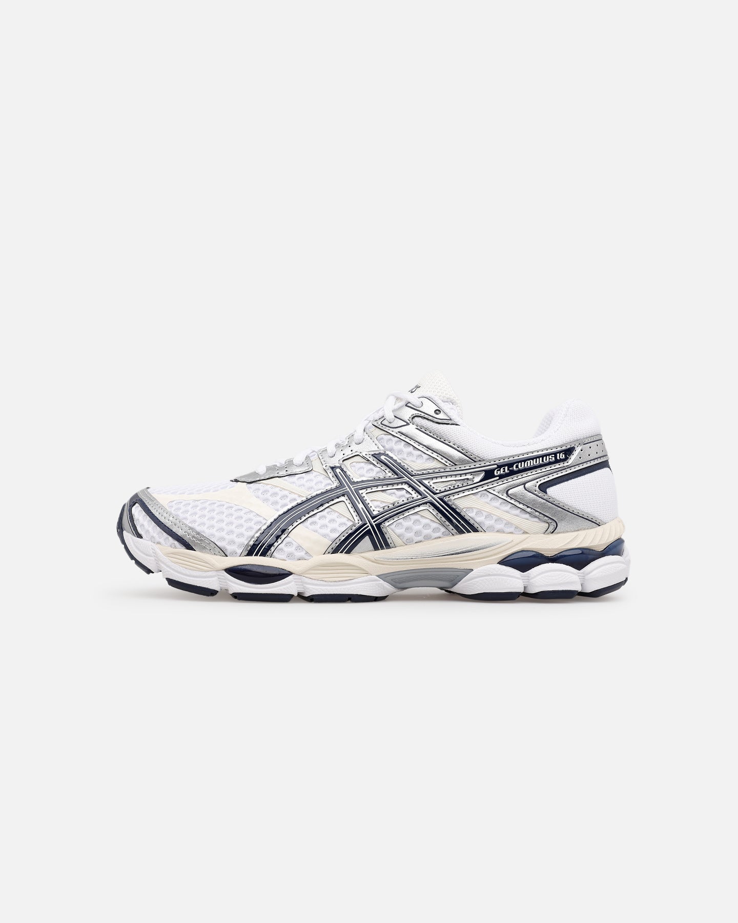 【AP】 【TIENS】 ホワイトネージュ Asics Gel-Cumulus 16 White/Navy | Culture Kings US