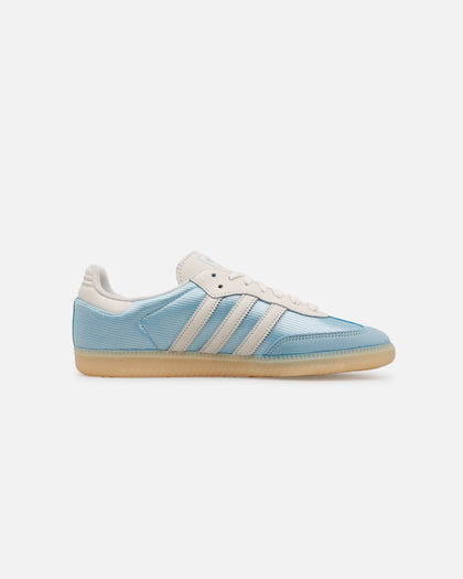 adidas gazelle silver green womens Adidas Samba OG Light Blue/White