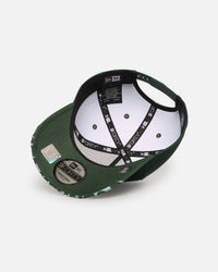 New Era New York Jets 'Sundyed Flames' 9FORTY A-Frame Snapback Pine Green