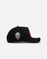 New Era Los Angeles Dodgers 'Sugar Skull Side Patch' 9FORTY A-Frame Snapback Black/Red/Green