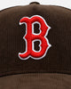 New Era Boston Red Sox 'Walnut Cord' 9FORTY A-Frame Corduroy Snapback Walnut