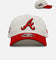 New Era Atlanta Braves 'Strawberry' 9FORTY A-Frame Snapback Chrome/Red