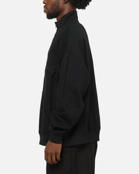 Carre Gridlock 1/4 Zip Crewneck Black
