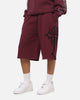 Ed Hardy Trinity Baggy Sweat Shorts Plum