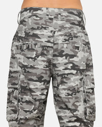 Carre Camo Baggy Pants Black Camo