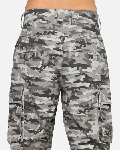 Carre Camo Baggy Pants Black Camo