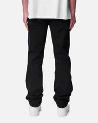 MNML Straight Raw Jeans Rinsed Black