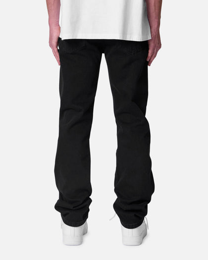 MNML Straight Raw Jeans Rinsed Black