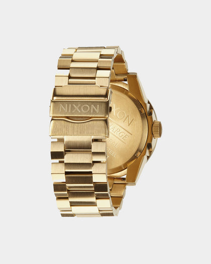 Nixon Corporal Stainless Steel Watch Gold