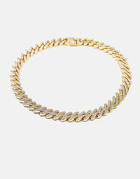 SAINT MORTA INTERLINK NECKLACE 20" ICED GOLD