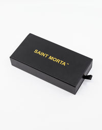 SAINT MORTA INTERLINK NECKLACE 20" ICED GOLD