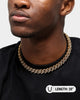 SAINT MORTA INTERLINK NECKLACE 20" ICED GOLD