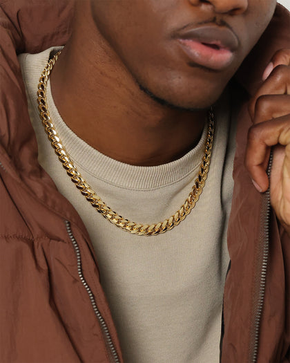 House Of Auric Cuban Link 10mm 20" Chain 18K Gold Vermeil