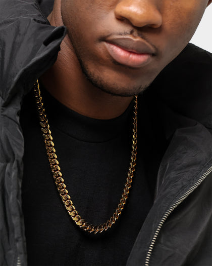 House Of Auric Cuban Link 10mm 24" Chain 18K Gold Vermeil